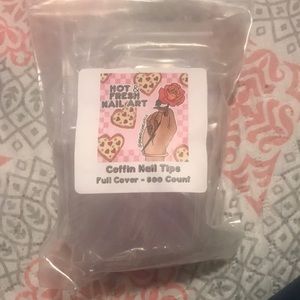 Coffin full nail tips